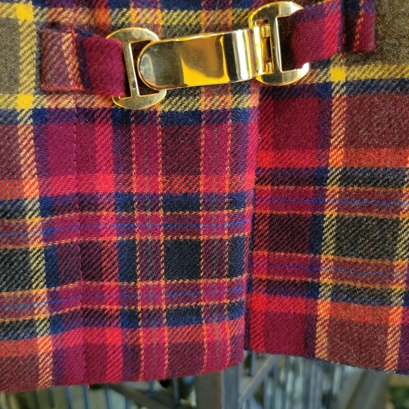 Burberry Tartan Jacket in Red and Yellow - Picture 7 of 10
